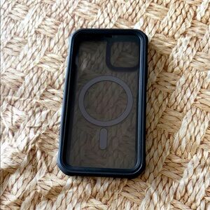 iPhone 12 MagSafe case with screen protector 2 in 1